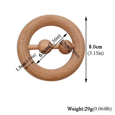 Tıbbi 5.5cm Silikon Ahşap Diş Kaşıyıcı Ahşap Doktor Seti