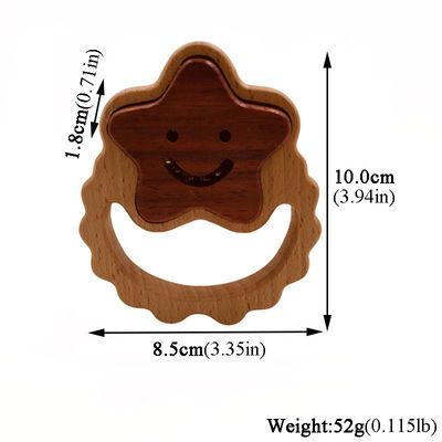 Tıbbi 5.5cm Silikon Ahşap Diş Kaşıyıcı Ahşap Doktor Seti