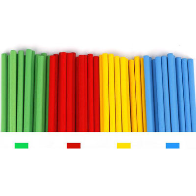 Sayı Dijital 23cm Ahşap Matematik Oyuncak Montessori Sayma Blokları Toksik Olmayan