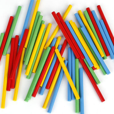 Sayı Dijital 23cm Ahşap Matematik Oyuncak Montessori Sayma Blokları Toksik Olmayan
