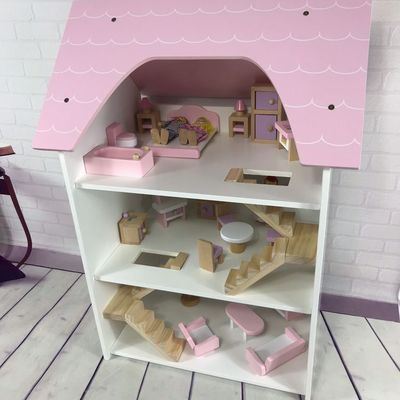 Süsler ISO9001 Minyatür Dollhouse Mobilyaları Ahşap  Ev Mobilyaları