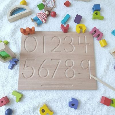 Alfabe Kurulu 29cm Ahşap Matematik Oyuncak Sayma Öğretim Dili