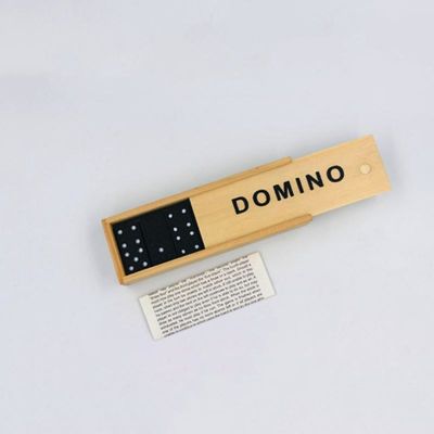 Seyahat Oyunu 28 Adet Ahşap Domino Blokları Kurulu Erken Eğitim