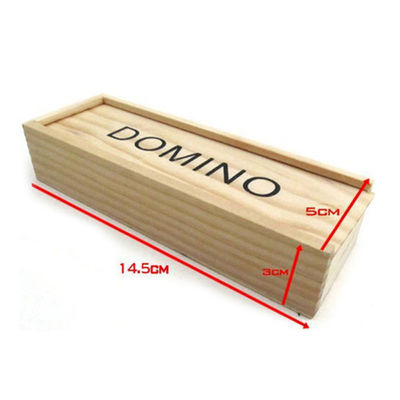 Seyahat Oyunu 28 Adet Ahşap Domino Blokları Kurulu Erken Eğitim