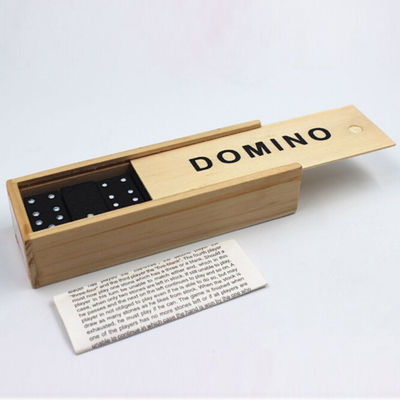 Seyahat Oyunu 28 Adet Ahşap Domino Blokları Kurulu Erken Eğitim