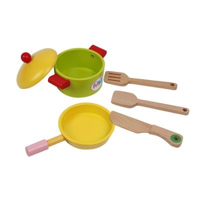 Gereçler 30cm Pembe Ahşap Oyun Mutfak Masa Üstü Oyun Evi Oyuncakları