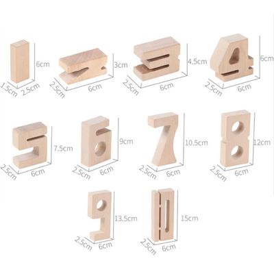 Denge Jenga Ahşap Sayı Blokları Oyuncaklar 16cm Jumbo Ahşap Yapı Taşları