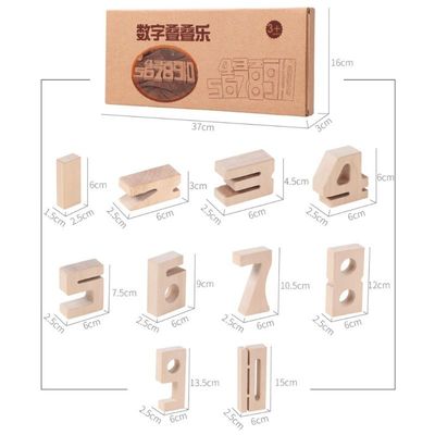 Denge Jenga Ahşap Sayı Blokları Oyuncaklar 16cm Jumbo Ahşap Yapı Taşları