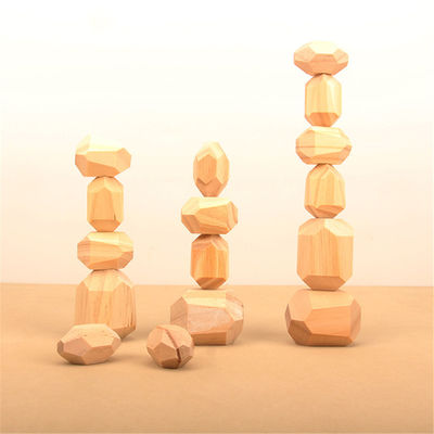 5cm 36pcs Dijital Ahşap Bloklar Oyuncak Bebek Geometrik İstifleme Blokları