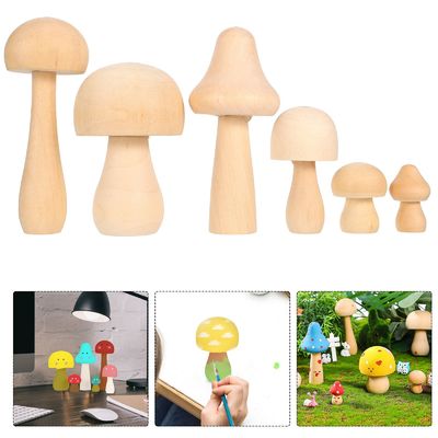 Peg 3cm Doğal Bitmemiş Ahşap Mantar Oyuncakları 2.55 Çocuk Grafiti olarak