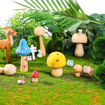 Peg 3cm Doğal Bitmemiş Ahşap Mantar Oyuncakları 2.55 Çocuk Grafiti olarak