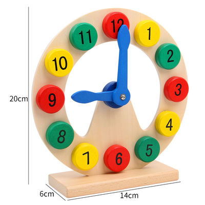 Renkli Sayı Ahşap Montessori Bebek Oyuncakları Eğitici Aydınlanma