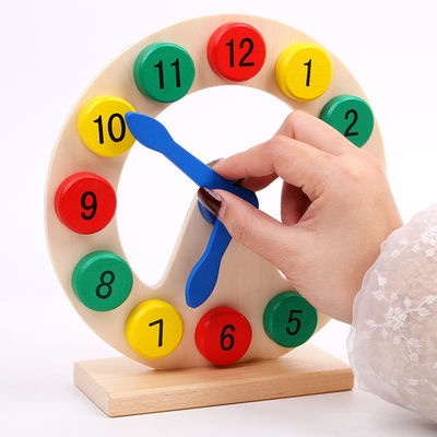 Renkli Sayı Ahşap Montessori Bebek Oyuncakları Eğitici Aydınlanma