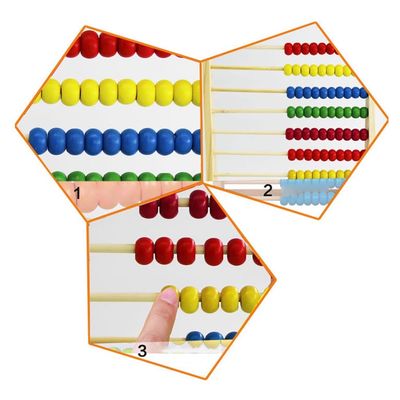 Hesapla 26 Cm Ahşap Matematik Oyuncak Boncuk Sayma Boncuk Oyuncak Abaküs Eğitici