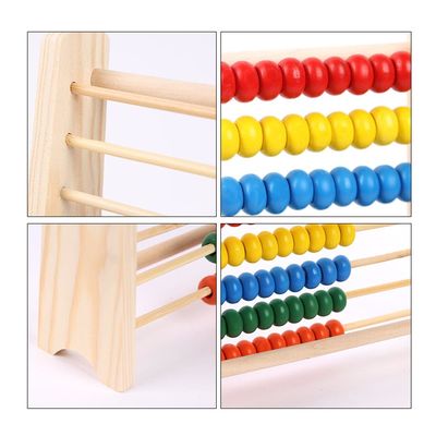 Hesapla 26 Cm Ahşap Matematik Oyuncak Boncuk Sayma Boncuk Oyuncak Abaküs Eğitici