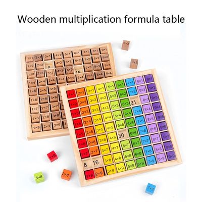 Montessori 0.59in 99 Numara Ahşap Matematik Oyuncak Masa Abaküs Sayma Oyuncak