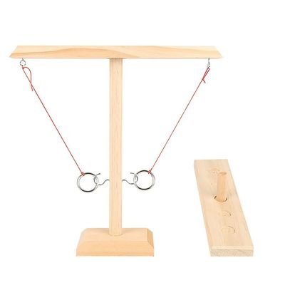 Kancalar 28cm Ahşap Halka Atma Oyunu Boyanabilir Ahşap El Sanatları Fırlatma