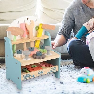 Ebeveyn Çocuk Etkileşimli Zeka Gelişimi İçin Ahşap Tezgah Araçları