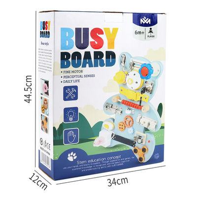 Yeni Yürümeye Başlayan Çocuklar İçin Eğitici Ahşap Montessori Meşgul Tahtası