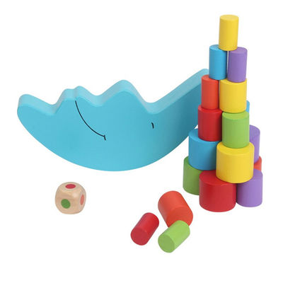 Erken Öğrenme İçin Ahşap Montessori Ay Dengesi Oyunu