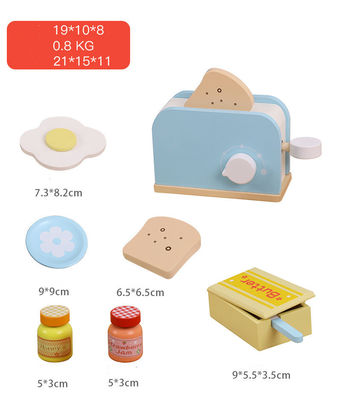 Unisex Çocuklar Erken Eğitim Ahşap Pretend Mutfak Oyuncakları