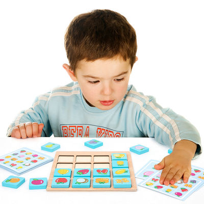 ODM Çocuk Montessori Ahşap Yapboz Masa Oyunu