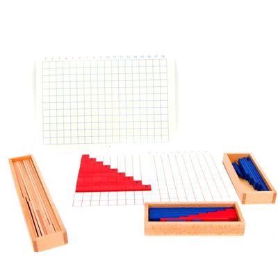 Erken Matematik Öğretimi İçin Ahşap Montessori Toplama Ve Çıkarma Tahtası