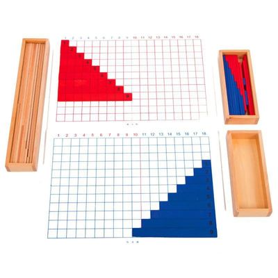 Erken Matematik Öğretimi İçin Ahşap Montessori Toplama Ve Çıkarma Tahtası