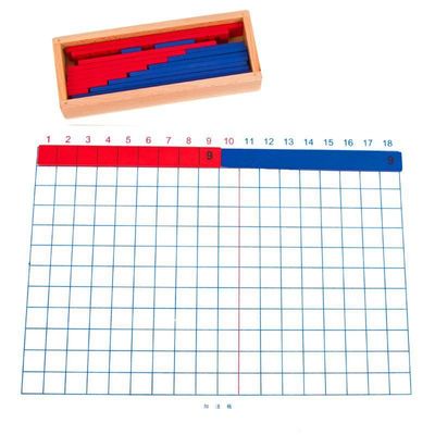 Erken Matematik Öğretimi İçin Ahşap Montessori Toplama Ve Çıkarma Tahtası
