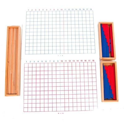 Erken Matematik Öğretimi İçin Ahşap Montessori Toplama Ve Çıkarma Tahtası