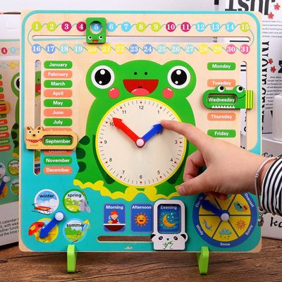 Ahşap Montessori Okul Öncesi Eğitici Bebek Bilişsel Gelişim Oyuncakları
