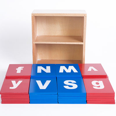 Bebek Öğrenme Montessori Ahşap Alfabe İzleme Tahtaları