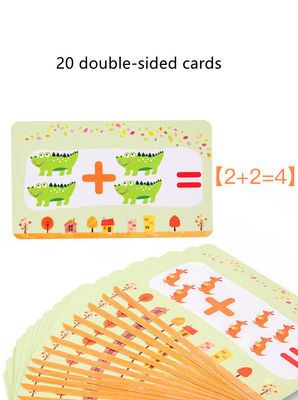 Çocuklar Matematik Aydınlanma Ahşap Yapboz Oyuncak
