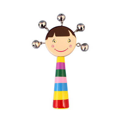 Bebek Beşik Oyuncaklar Bebek Eğitici Müzikli Ahşap Çıngırak Montessori
