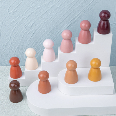 Montessori Gökkuşağı Yapı Taşı Bebek Ahşap Oyuncak Güvenli toksik Olmayan DIY Yaratıcı İstifleme Denge Oyunu Eğitici Oyuncak