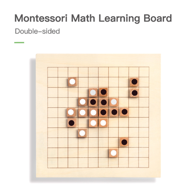 Okul Öncesi Sayım Sayısı İçin Montessori Eğitici Ahşap Matematik Oyuncak