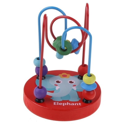 Montessori Ahşap Oyuncaklar Çocuklar için Ahşap Çevreler Boncuk Tel Labirent Roller Coaster Eğitici Ahşap Bulmacalar Bebek Oyuncakları