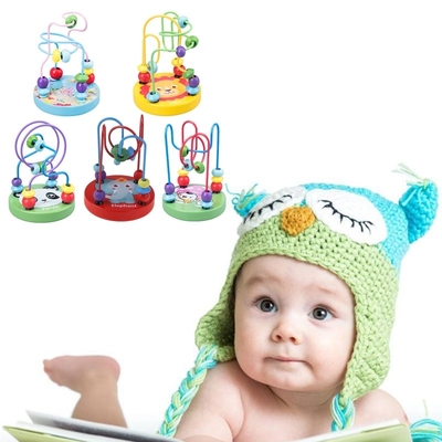 Montessori Ahşap Oyuncaklar Çocuklar için Ahşap Çevreler Boncuk Tel Labirent Roller Coaster Eğitici Ahşap Bulmacalar Bebek Oyuncakları