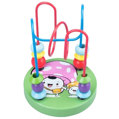 Montessori Ahşap Oyuncaklar Çocuklar için Ahşap Çevreler Boncuk Tel Labirent Roller Coaster Eğitici Ahşap Bulmacalar Bebek Oyuncakları