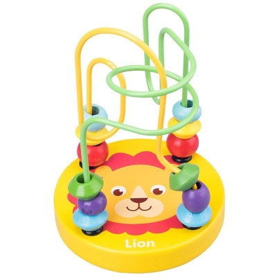 Montessori Ahşap Oyuncaklar Çocuklar için Ahşap Çevreler Boncuk Tel Labirent Roller Coaster Eğitici Ahşap Bulmacalar Bebek Oyuncakları