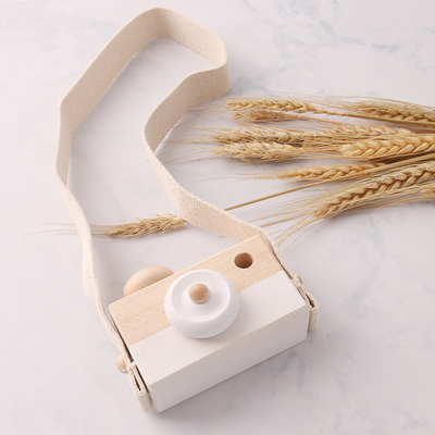 1 Adet Ahşap Bebek Oyuncakları Yapalım Moda Kamera Ahşap Kolye Montessori Oyuncaklar Çocuklar Için Ahşap Diy Mevcut Hemşirelik Hediyesi