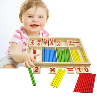 Ahşap Oyuncakları Sayan Figür Blokları Montessori Eğitici Çocuklara Hediye