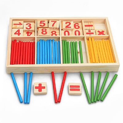 Ahşap Oyuncakları Sayan Figür Blokları Montessori Eğitici Çocuklara Hediye