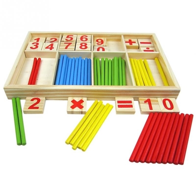 Ahşap Oyuncakları Sayan Figür Blokları Montessori Eğitici Çocuklara Hediye