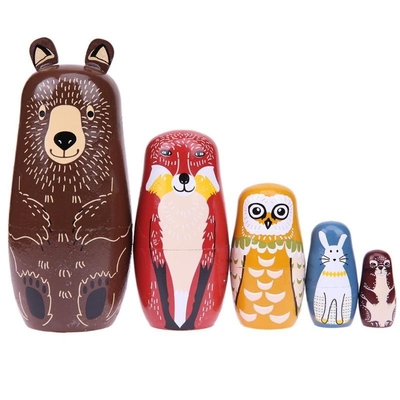Ahşap Rus Bebek Matruşka El Yapımı Çocuk Hediyeleri