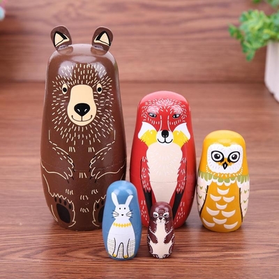 Ahşap Rus Bebek Matruşka El Yapımı Çocuk Hediyeleri