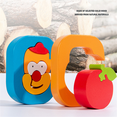 Üç Boyutlu Yaratıcı Mektup Yapı Taşları Unisex 1-3 Yıl