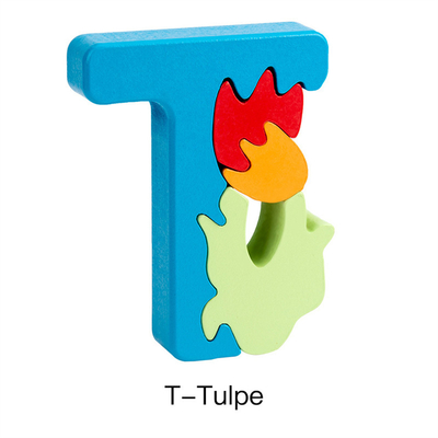 Üç Boyutlu Yaratıcı Mektup Yapı Taşları Unisex 1-3 Yıl