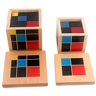 Montessori Aritmetik Cebirsel Binom Küp Üçlü Küp Ahşap Oyuncaklar
