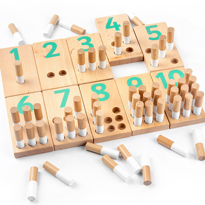 Ahşap Montessori Dijital Öğrenme Tırnak Tahtası 1.6 Çocukların Dijital Bilişi